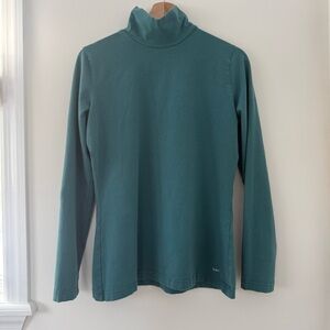 Woolrich Teal Turtleneck Top